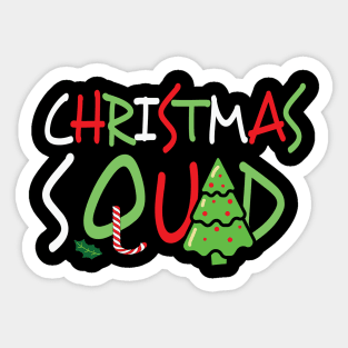 Christmas Squad Sticker